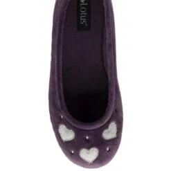 Purple Lois Ballerina Slippers | Lotus -Top Quality Shoe Store purple lois ballerina slippers lotus p13144 31021 medium