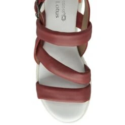 Red Leather Fionne Slingback Sandals | Stressless By Lotus -Top Quality Shoe Store red leather fionne slingback sandals stressless by lotus p13286 31208 medium