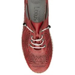 Red Leather Katya Casual Shoes | Lotus -Top Quality Shoe Store red leather katya casual shoes lotus p13264 31288 medium