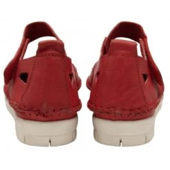 Red Leather Keryn Flat Shoes | Lotus -Top Quality Shoe Store red leather keryn flat shoes lotus p13632 33307 medium