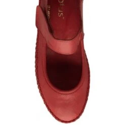 Red Leather Keryn Flat Shoes | Lotus -Top Quality Shoe Store red leather keryn flat shoes lotus p13632 33308 medium