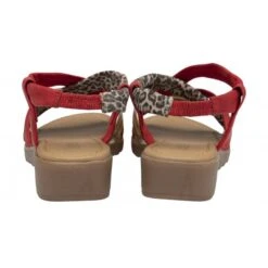 Red & Leopard-Print Leather Christa Wedge Sandals | Lotus -Top Quality Shoe Store red leopard print leather christa wedge sandals lotus p13291 31187 medium