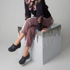 Dansko Professional Black Glitter -Top Quality Shoe Store s24 professional glitter black onfoot 2400x2400 1