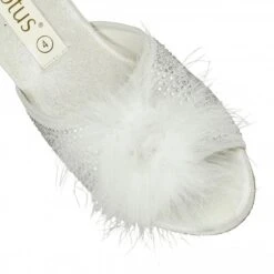 Silver & Diamante Allure Slippers | Lotus -Top Quality Shoe Store silver diamante allure slippers lotus p12832 29554 medium