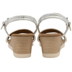 Silver Nantes Open-Toe Wedge Sandals | Lotus -Top Quality Shoe Store silver nantes open toe wedge sandals lotus p13775 32859 medium