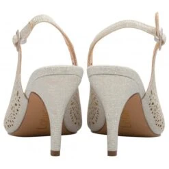 Silver Textile Lyla Slingback Court Shoes | Lotus -Top Quality Shoe Store silver textile lyla slingback court shoes lotus p12918 30257 medium