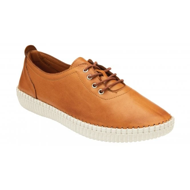 Tan Leather Juliana Lace-Up Shoes | Lotus 1 Tan Leather Juliana Lace-Up Shoes | Lotus