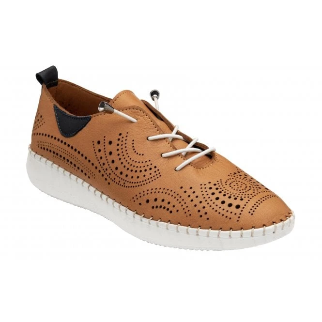 Tan Leather Katya Casual Shoes | Lotus 1 Tan Leather Katya Casual Shoes | Lotus