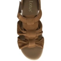 Tan Leather Santino Flat Open-Toe Shoes | Lotus -Top Quality Shoe Store tan leather santino flat open toe shoes lotus p13277 31240 medium