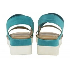 Turquoise Suede Cecilla Open-Toe Sandals | Lotus -Top Quality Shoe Store turquoise suede cecilla open toe sandals lotus p13244 31351 medium