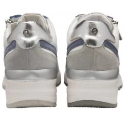 White & Blue Leather Sammie Casual Trainers | Stressless By Lotus -Top Quality Shoe Store white blue leather sammie casual trainers stressless by lotus p13728 33079 medium
