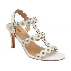 White Inaya Open-Toe Sandals | Lotus