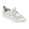 White Leather Katya Casual Shoes | Lotus