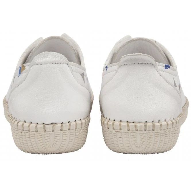 White Leather Kay Lace-Up Shoes | Lotus 3 White Leather Kay Lace-Up Shoes | Lotus - Image 3