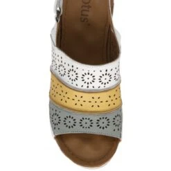 White Multi-Leather Neylan Wedge Sandals | Lotus 7 White Multi-Leather Neylan Wedge Sandals | Lotus -Top Quality Shoe Store white multi leather neylan wedge sandals lotus p13585 32760 medium