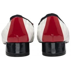 White, Navy & Red Ivy Ballerina Shoes | Lotus -Top Quality Shoe Store white navy red ivy ballerina shoes lotus p13627 33135 medium