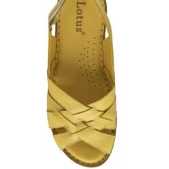 Yellow Leather Ceylan Slingback Sandals | Lotus -Top Quality Shoe Store yellow leather ceylan slingback sandals lotus p13273 31252 medium